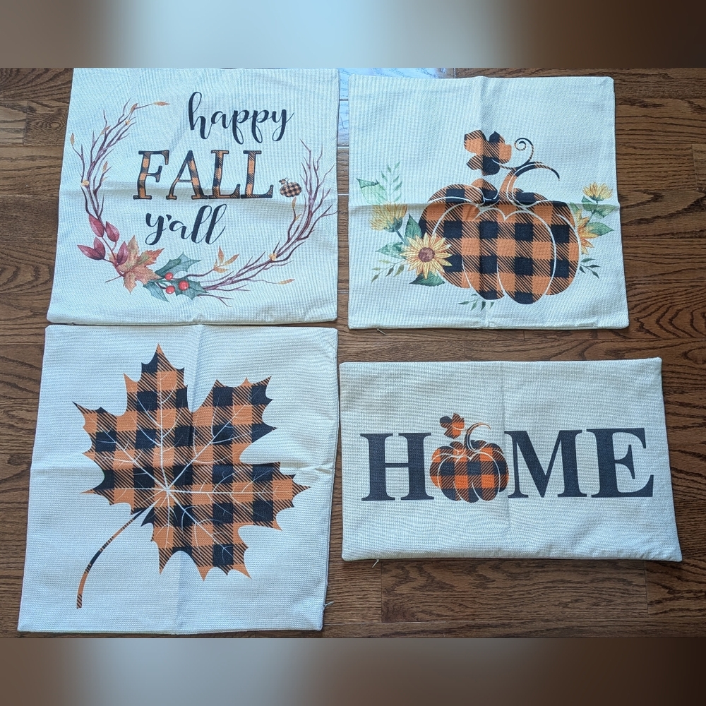 Bundle of Fall Decorative Pillow Covers